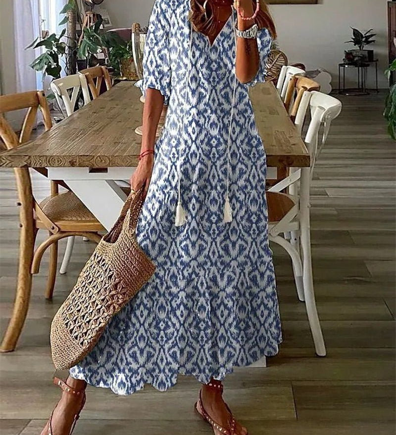 Luna | Robe Midi De Style Boho Sans Effort