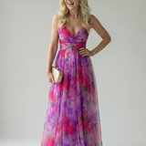 Margaux | Robe longue portefeuille fluide