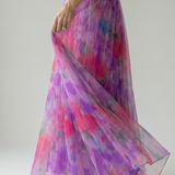 Margaux | Robe longue portefeuille fluide