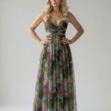 Margaux | Robe longue portefeuille fluide