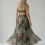 Margaux | Robe longue portefeuille fluide