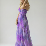 Margaux | Robe longue portefeuille fluide