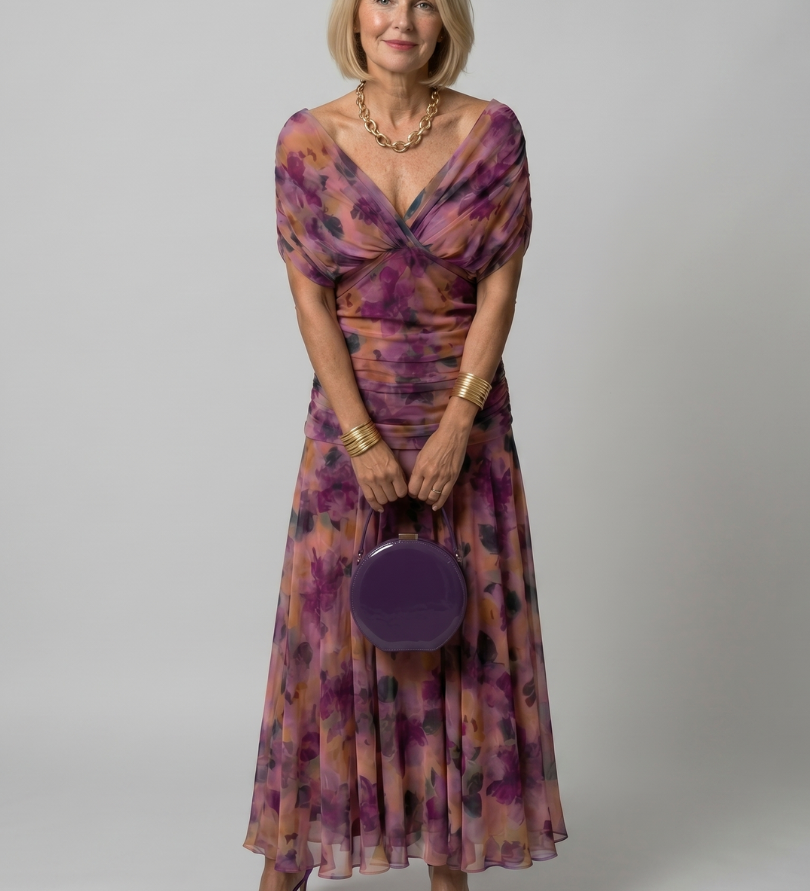 Juliette | Robe midi fluide