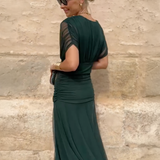 Louise | Robe Maxi de Fête Élégante à Col V