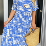 Iris – Robe midi sable élégante
