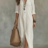 Camille – Robe maxi fluide signature