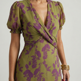 Louise | Robe midi fleurie décontractée
