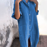Léna – Robe chemise bohème