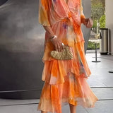 Cassia – Robe élégante en chiffon