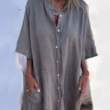 Léna – Robe chemise bohème