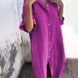 Léna – Robe chemise bohème