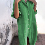 Léna – Robe chemise bohème