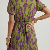 Louise | Robe midi fleurie décontractée