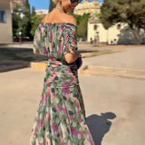 Louise | Robe Maxi de Fête Élégante à Col V