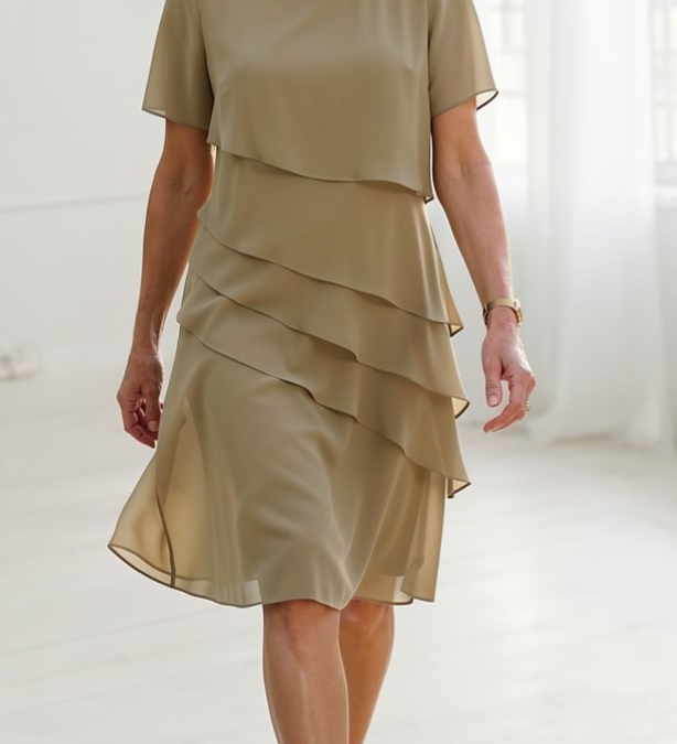 Juliette – Robe élégance fluide à volants
