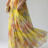 Margaux | Robe longue portefeuille fluide
