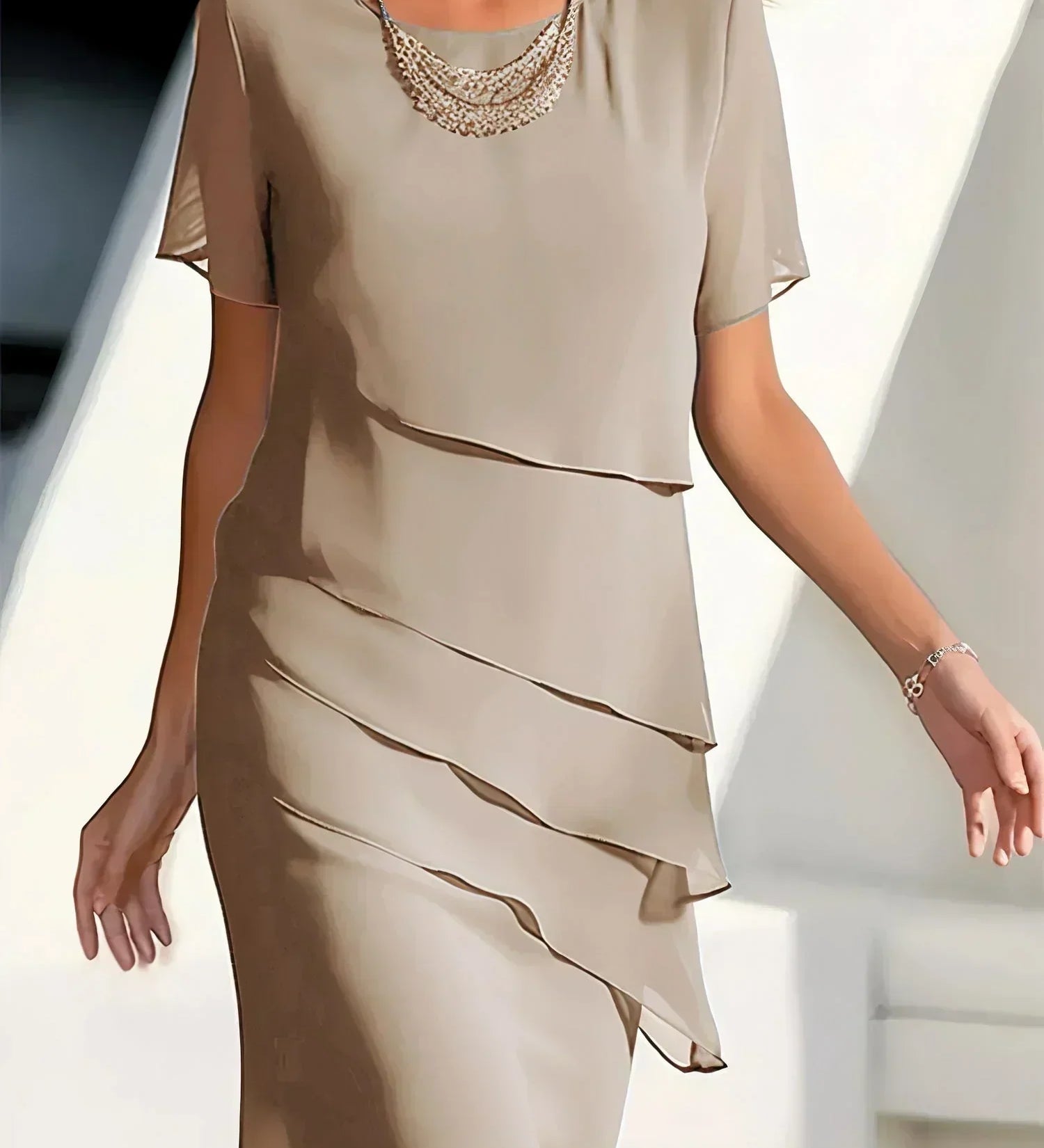 Kendra – Robe élégante en chiffon