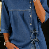 Lily | Blouse en Denim Vintage Loose