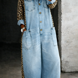 Amanda | Combinaison en denim à manches longues