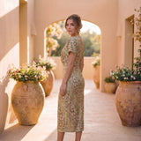 Giulia – Robe midi fluide et élégante