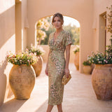 Giulia – Robe midi fluide et élégante