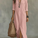 Camille – Robe maxi fluide signature
