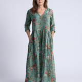 Marina – Robe maxi fluide et élégante à imprimé floral