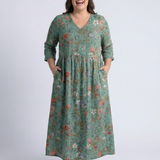 Marina – Robe maxi fluide et élégante à imprimé floral