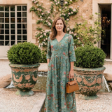 Marina – Robe maxi fluide et élégante à imprimé floral
