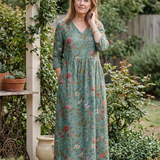 Marina – Robe maxi fluide et élégante à imprimé floral