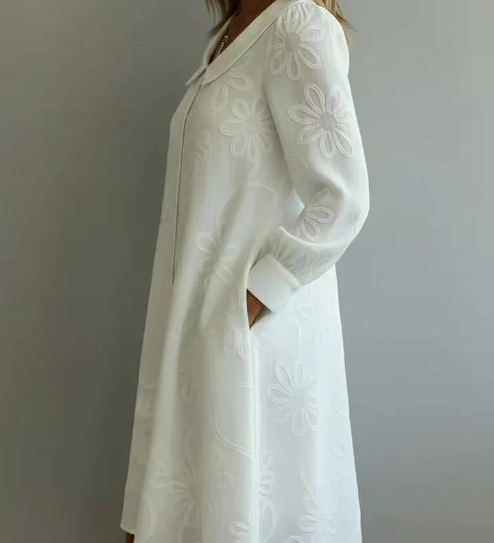 Sienna – Robe midi fluide et élégante