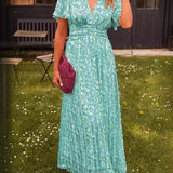 Élina – Robe longue fluide fleurie
