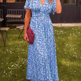 Élina – Robe longue fluide fleurie