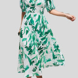 Eulalie – Robe midi fluide col V