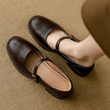 Brigitte – Mary Janes en cuir confort