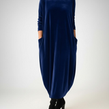 Françoise™ - Robe douce à col montant avec poches – Élégance confortable