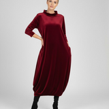 Françoise™ - Robe douce à col montant avec poches – Élégance confortable