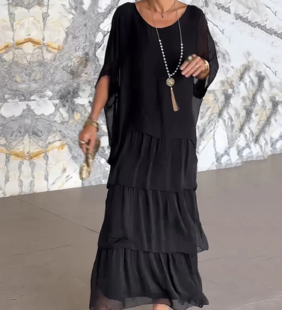 Lara – Robe longue fluide élégante