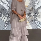 Lara – Robe longue fluide élégante