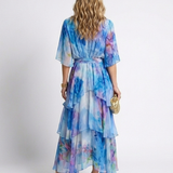 Calista – Robe longue fluide à superpositions