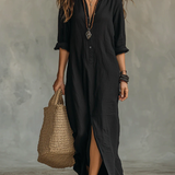 Camille – Robe maxi fluide signature