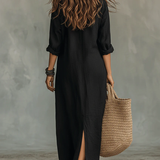 Camille – Robe maxi fluide signature