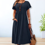 Jacqueline – Robe fluide coupe décontractée