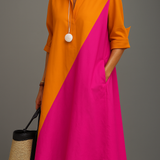 Sabrina - Élégante Robe Midi