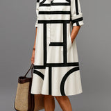 Sabrina - Élégante Robe Midi