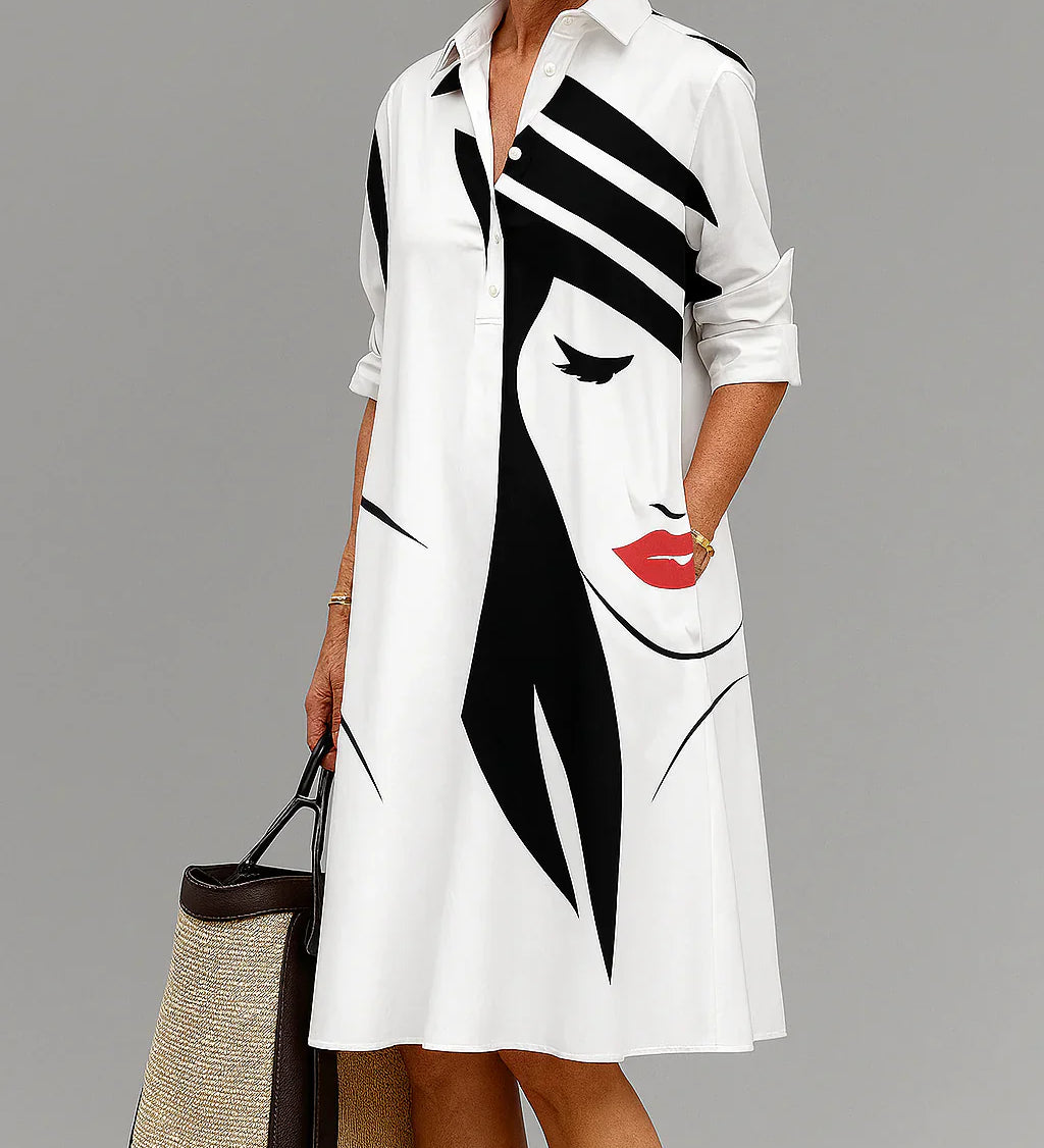 Sabrina - Élégante Robe Midi