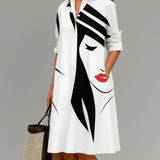 Sabrina - Élégante Robe Midi
