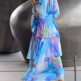 Cassia – Robe élégante en chiffon