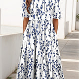 Carline – Robe midi fleurie