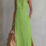 Jimena – Robe midi col mao élégante